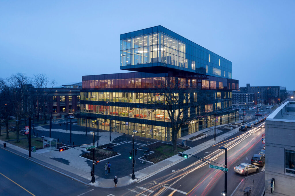 Halifax Central Library at Night